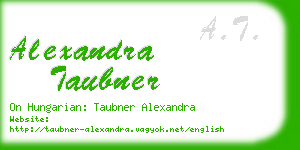 alexandra taubner business card